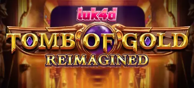 Tampilan visual makam emas dalam permainan slot Tomb of Gold Reimagined